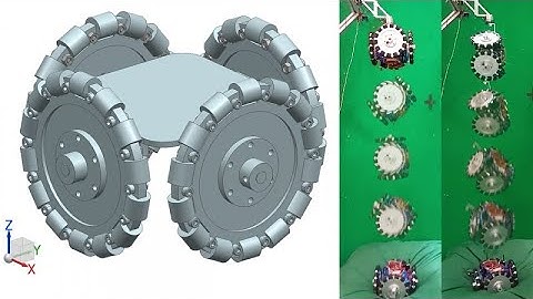 Multi-Axis Reorientation of a Free-Falling Omnidirectional Wheeled Robot