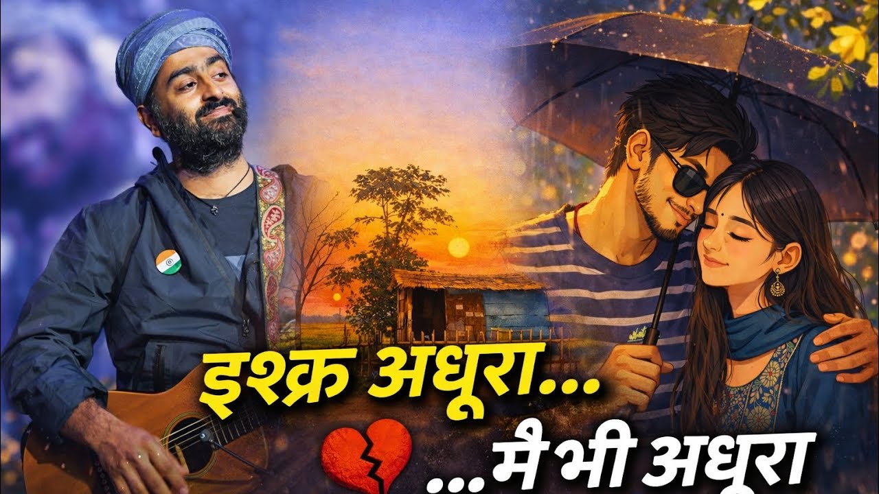 इश्क़ अधूरा..♥️ मैं भी अधूरा 💔| ishq adhoora.. main bhee adhoora | Arijit Singh | kunal jha | Bipul 