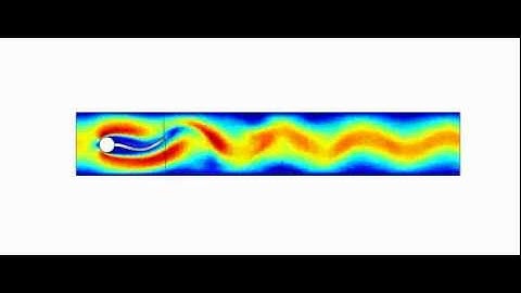Turek-Hron FSI 2 Benchmark using Comsol 4.2a