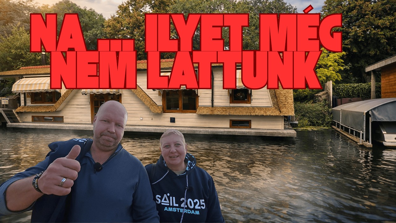 Megtaláltuk a világ legszebb úszóházát? Elképesztő. Hollandia a csatornák birodalma 14. rész.