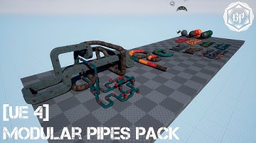 Unreal Engine 4 - Modular Pipes Pack (Instruction)