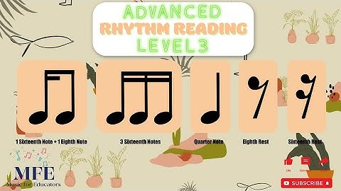 Advanced Rhythm Reading - Level 3 - Eighth Rests, Sixteenth Rests and more!