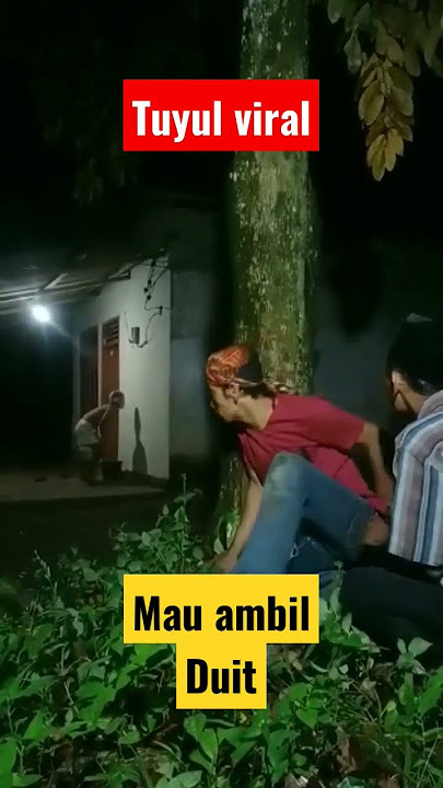 tuyul viral mau ambil duit warga