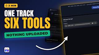 Every Audio Tool on Image Tool Hub — One Track, Six Tools