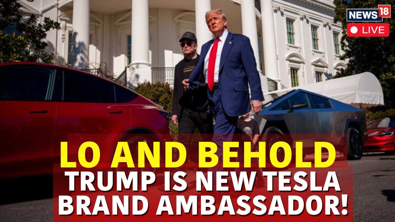 Trump Selects A New Tesla On White House Driveway To Show Support For ...