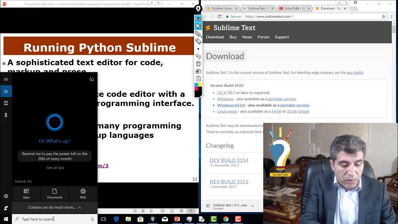 Python 04| Running Python using Sublime - YouTube