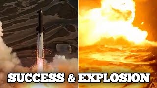 Starship Hits Orbit, Explodes on Splashdown | SpaceX Starship Reaches Orbit in Ocean Test