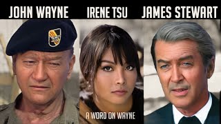 Working with John Wayne, James Stewart, Anne Bancroft, and John Ford! Exclusive with Irene Tsu