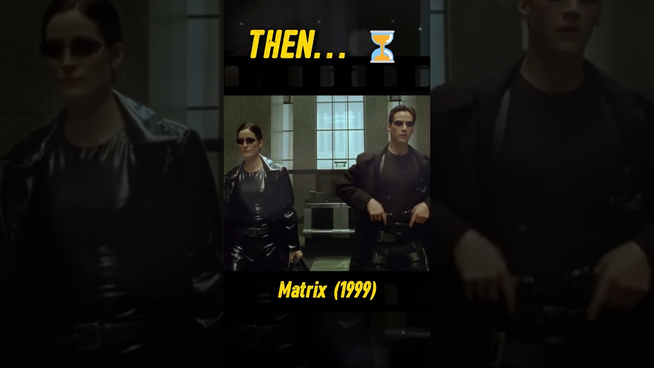Legendary Movie Scenes: Then vs Now 🎬⏳ #Shorts