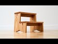 Making a Seriously Solid Step Stool - Woodworking