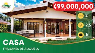 Casa de una planta en venta en Fraijanes de Alajuela