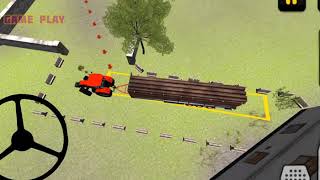 TRACTOR 3D : LOG TRANSPORT / LEVEL 12 - 13 screenshot 5