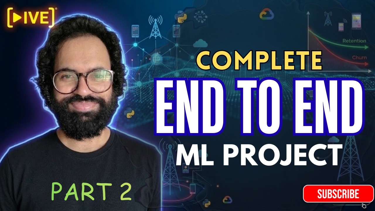 Part 2 - Complete End to End ML Project | Churn Prediction | Hindi ...