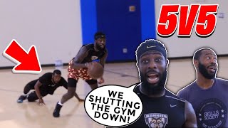 I SHOWED UP WITH PRO HOOPER & SH!T GOT UGLY!!! (5V5)