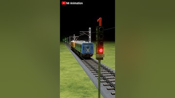 Indian Railway Automatic Signal System Works? #3danimation #trainaccident