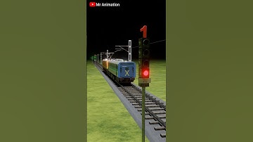 Indian Railway Automatic Signal System Works? #3danimation #trainaccident