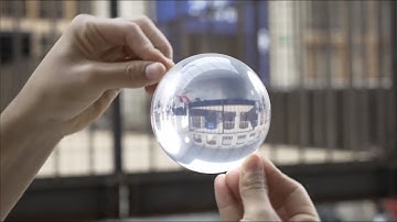 [ AMAZING CONTACT JUGGLING TRICKS ] with crystal ball by Nacho Penacho, STREET ARTIST in PARIS