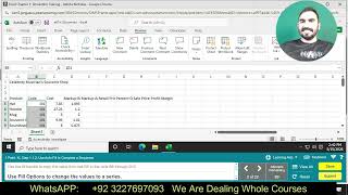 Excel Chapter 1: Simulation Training | Excel Chapter 1: Hands-On Exercise 1 Simulation Training