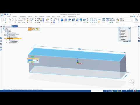Synchronous Technology- Siemens Solid Edge Tutorial