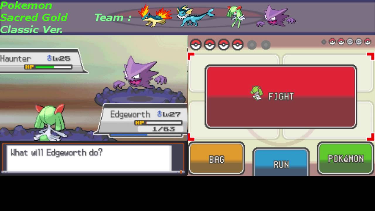 Pokemon Sacred Gold 8 Classic Rival III YouTube