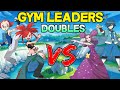 We pick random gym leaders for a doubles battlethen we fight