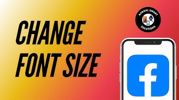 How to change Font Size to Small on Facebook iPhone
