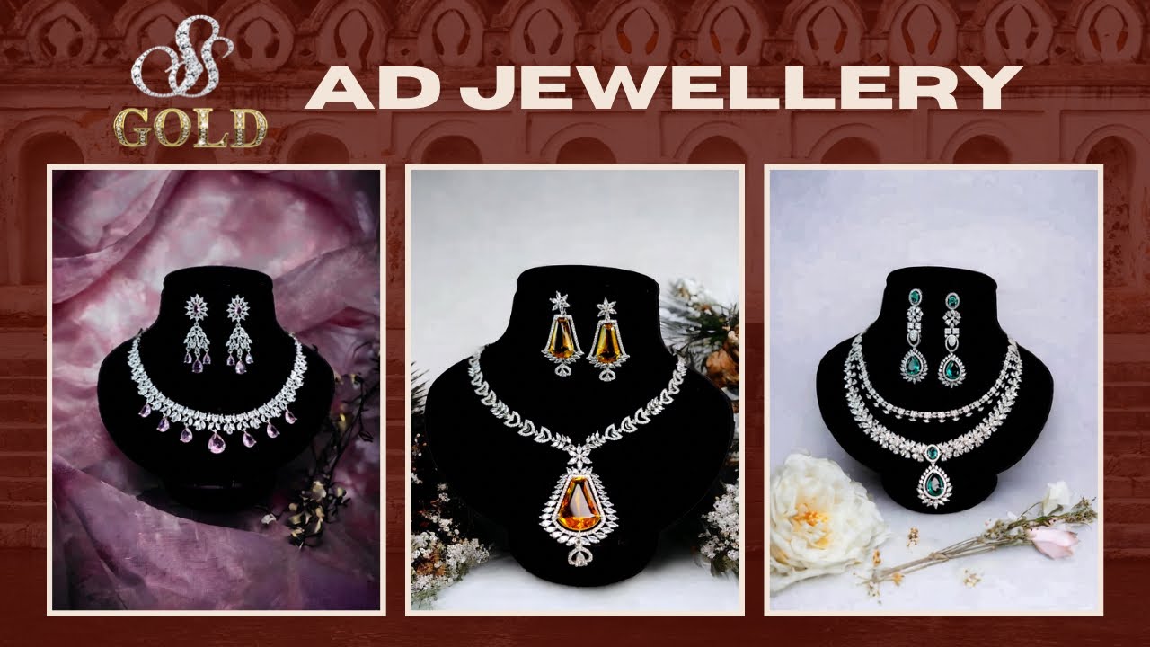 AD Jewellery Wholesale SS Gold | American Diamond Collection | AD ...