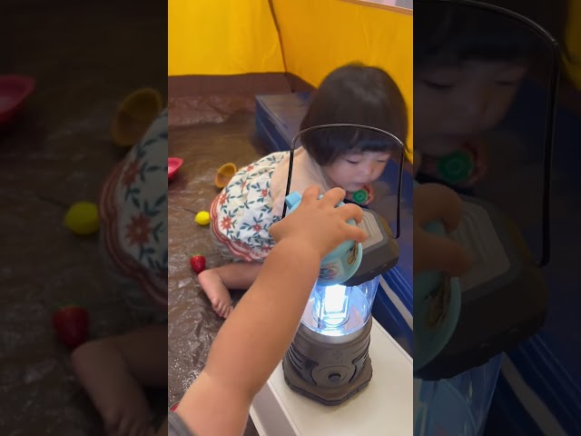 キャンプごっこ