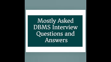 DBMS Basics: What it is and how it works in 60 seconds! || Top DBMS Interview Question#dbms #shorts
