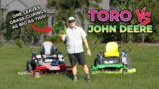 John Deere Z535M 54' vs TORO Titan 54' - Cut Quality BATTLE! by Main Street Mower 11,127 views 8 months ago 13 minutes, 13 seconds