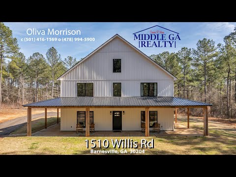 1510 Willis Rd, Barnesville, GA home video tour