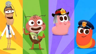 Great Jobs In The World - Baby songs - Bingo Song  - Larva Kids Song - Nursery Rhymes & Kids Song