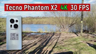 Видео с камеры смартфона Tecno Phantom X2 4К 30 FPS Оригинал Оптическая + цифровая стабилизация