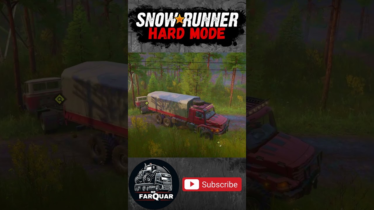 SnowRunner Hard Mode | Just Another Day In SnowRunner | Taymyr