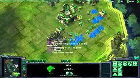 ROOTqxc (T) vs. ROOTMinigun (P) (Part 1/2) - Starcraft 2 Ladder