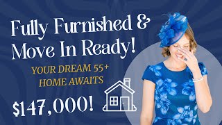 Fully Furnished | Bright 2/2 Home in Tropical Isles | 55  Community Living in Florida.