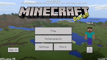 Minecraft: Pocket Edition 1.2.0 build 2: Better Together Update (Development: 1.2.0.7)