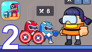 Imposter Red and Blue - Gameplay Walkthrough Part 2 All Levels 14 - 24 (Android,iOS)