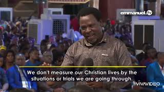 Your future will answer your critics - Prophet TB Joshua