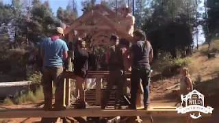 A Tiny Raising - Tiny Timber Frame Home on Wheels