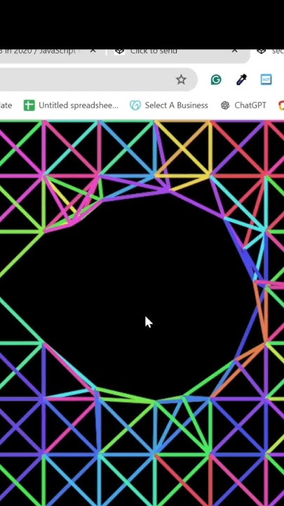 🎨 JavaScript Canvas Background Animation #css #webdevelopment #shorts # ...