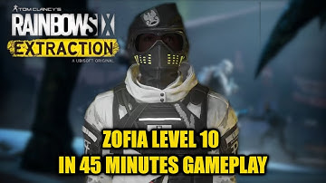 Rainbow Six Extraction | Zofia Level 10 | Level 1-10 Completed In 45 Mins On Critical Solo Gameplay