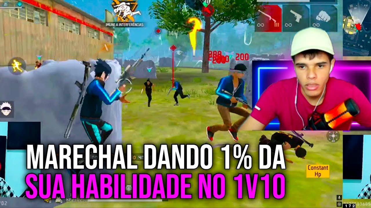 MARECHAL DANDO 1% DA SUA HABILIDADE NO - 1V10