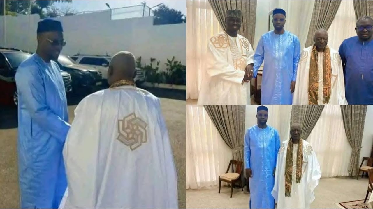 Le premier ministre Ousmane Sonko a reçu la visite de Cheikh Moustapha Sylla, Khalif de Taïba.