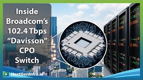 #TechUpdate: Inside Broadcom’s 102.4 Tbps “Davisson” Switch: Co-Packaged Optics for  AI Networking