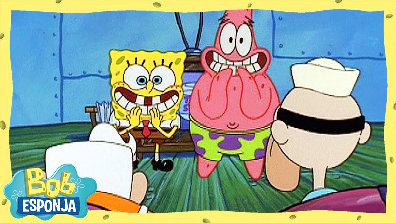 Conociendo a Tritón y el Joven Percebe | Bob Esponja en Español