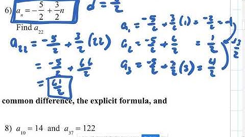 Kuta Software Arithmetic Sequences and Series 06