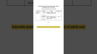 UPSC CAPF Assistant Commandant (AC) Exam schedule||Notice out||Ex date 19.07.26||2 shift|#capfac2026