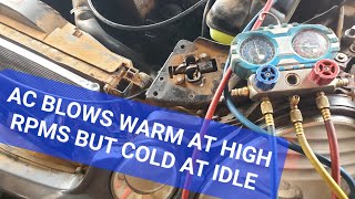 Car Ac Blows Warm While Driving But Cold At Idle
