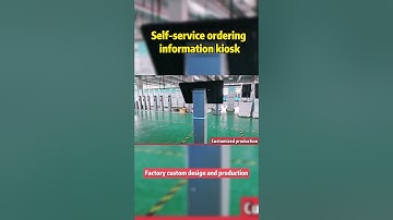 Customized production of self-service ordering and checkout kiosks #kiosks #selfservicekiosk